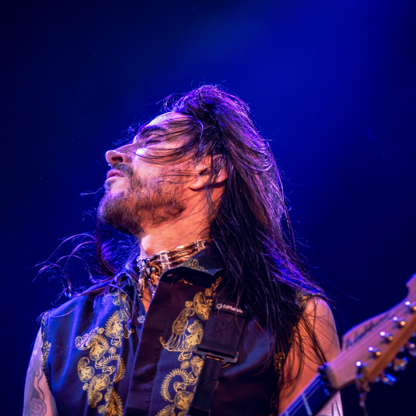 Extreme's guitarist Nuno Bettencourt on stage